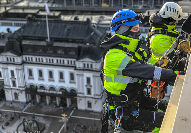 reparbete rope access målning och renovering